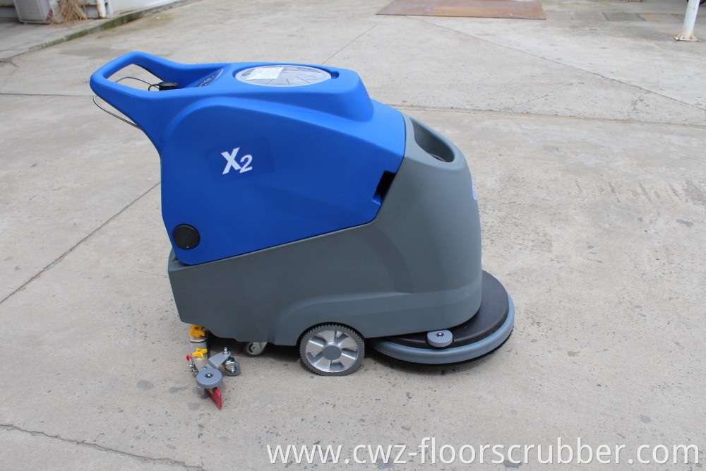 Commercial robot industrial electric floor scrubber